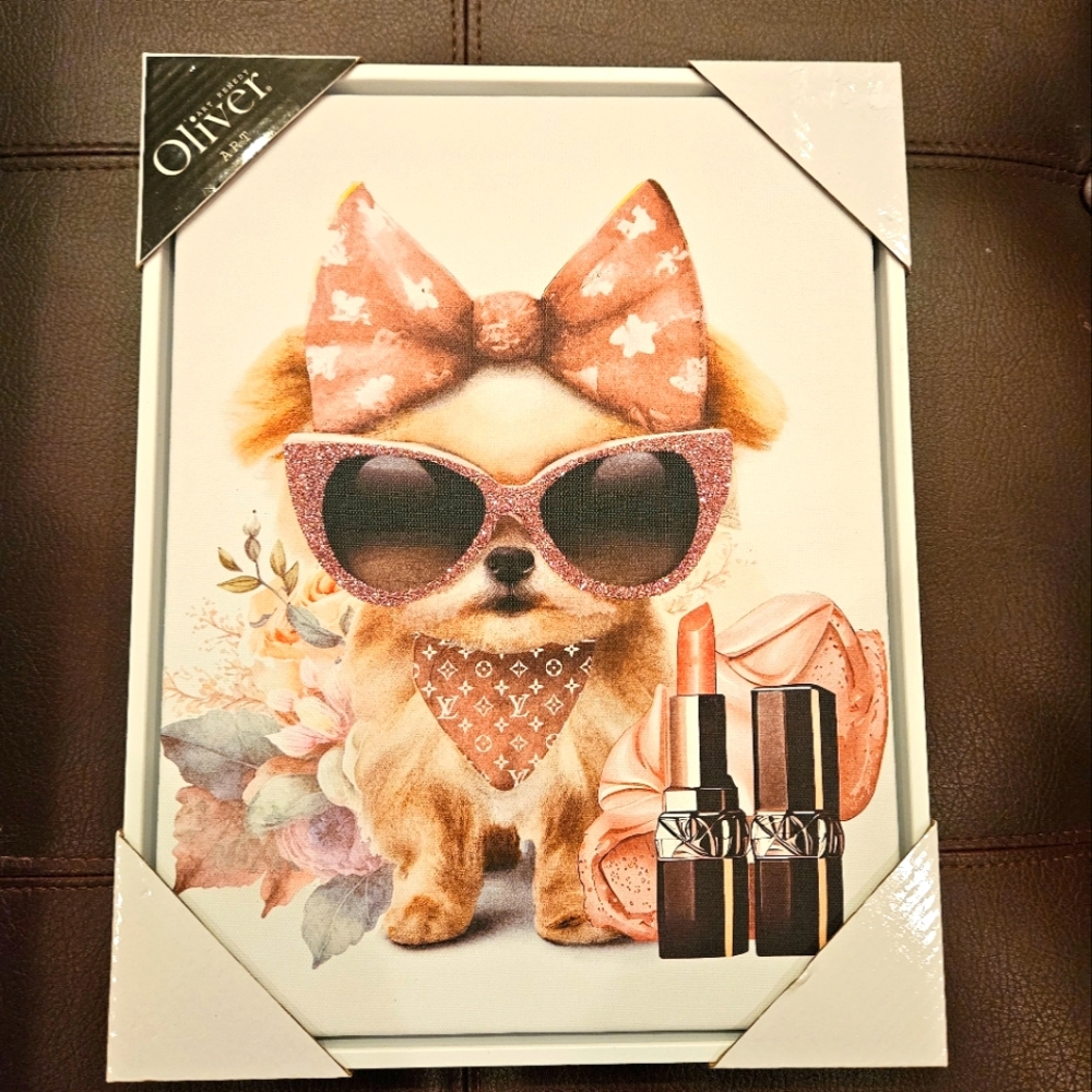 Oliver Gal Dog Canvas Art